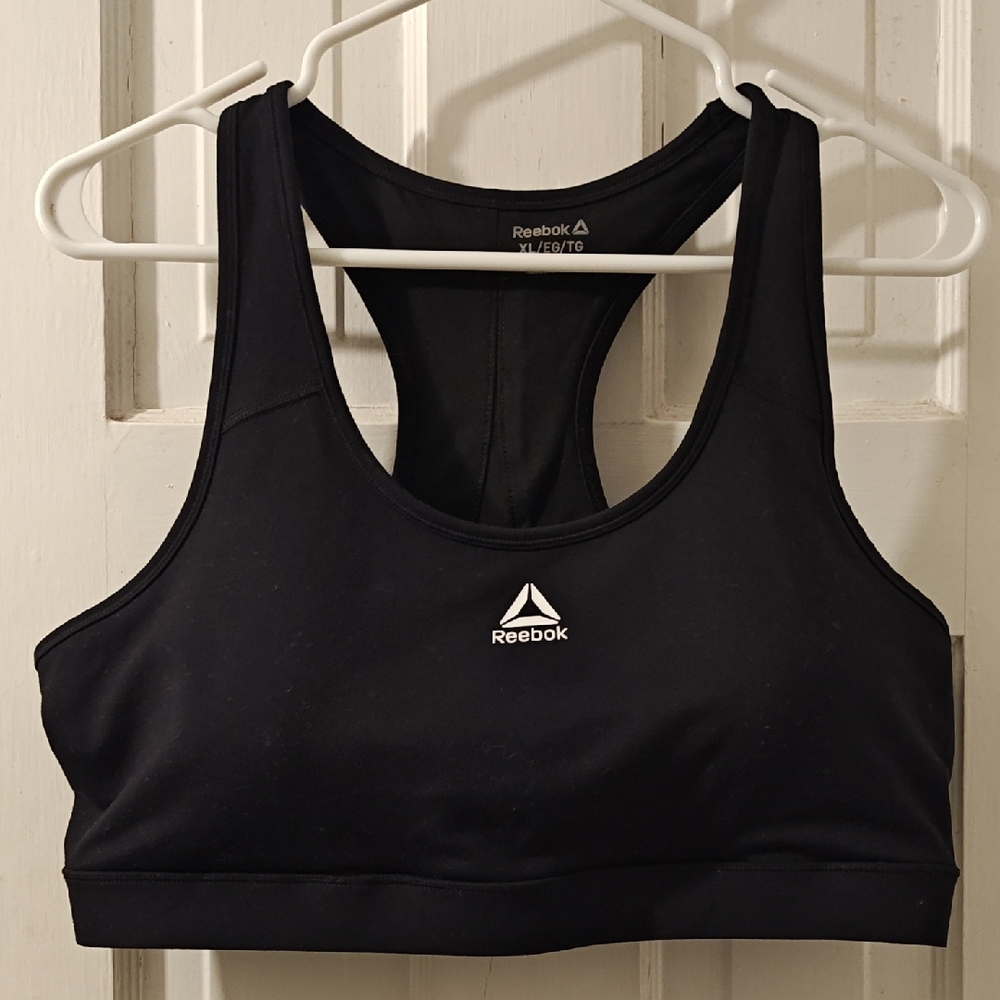 Reebok Black Sports Bra XL